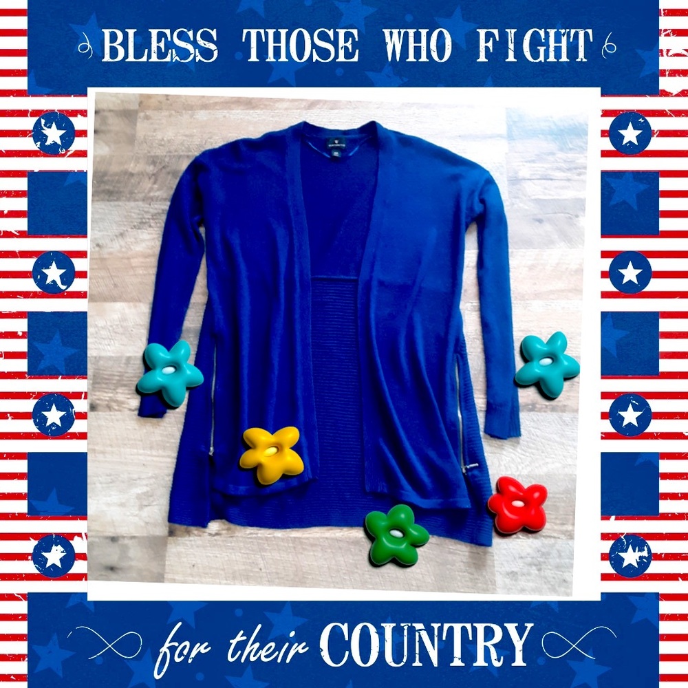Blue Cardigan